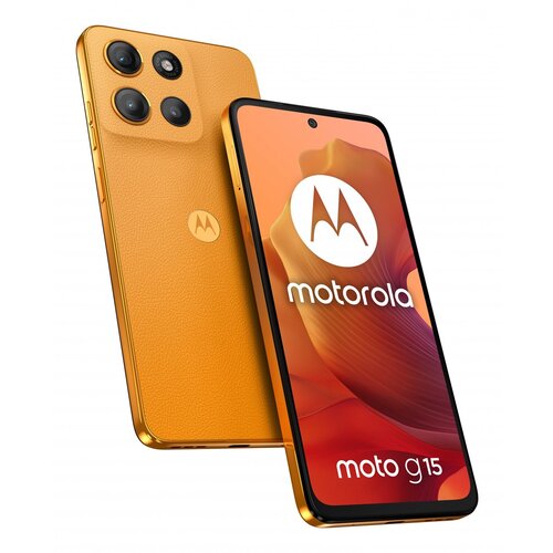 Motorola moto g15 17.1 cm (6.72) Dual SIM Android 15 4G USB Type-C 8 GB 128 GB 5200 mAh Orange Slike