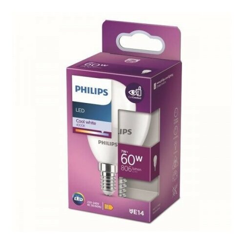 Philips LED sijalica 60w p48 e14 cw, 929002979155, ( 17937 ) Cene