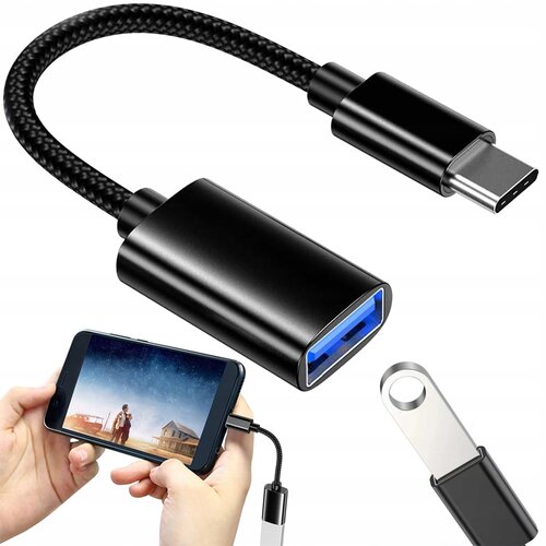 USB C na USB 3.0 OTG 11cm črn Cene