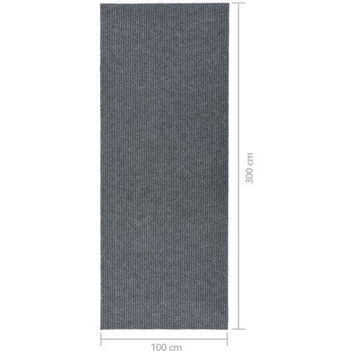  Dugi tepih za hvatanje nečistoće 100 x 300 cm sivi Slike