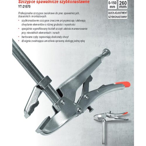 Yato Klolice žlice Welding 150 mm 21570, (21106332) Slike