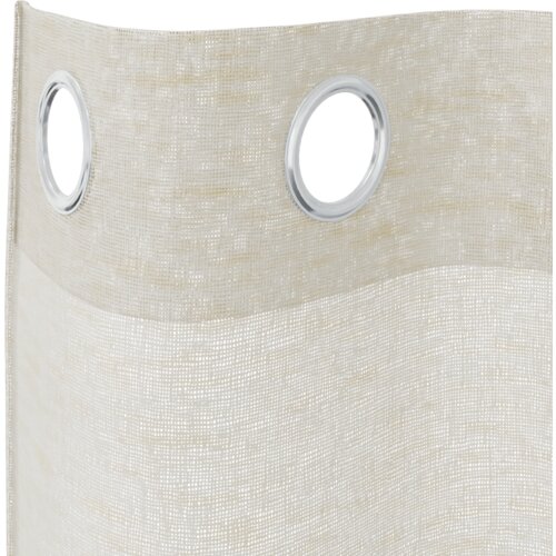  Zavjese sa zavjesama 2 pcs Krem 140 x 140 cm Poliester Slike