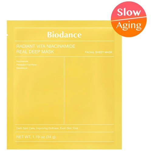 BIODANCE Radiant Vita Niacinamide Real Deep Mask maska za lice za sve vrste kože 34 g unisex Cene