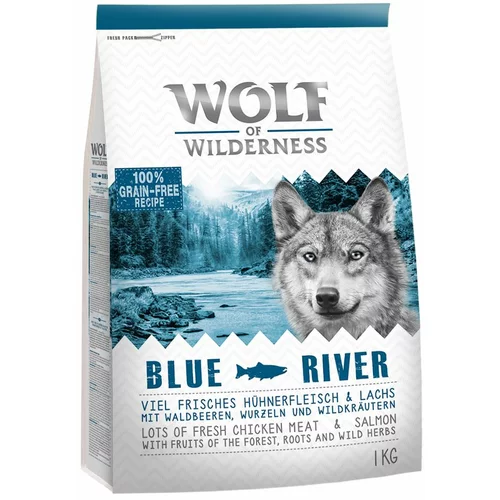 Wolf of Wilderness Adult "Blue River" - losos - 5 kg (5 x 1 kg)