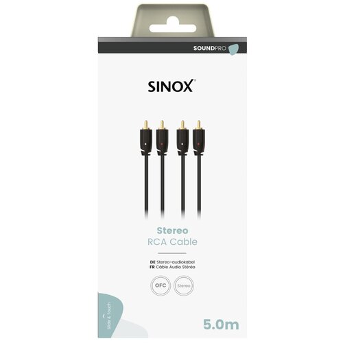 Bandridge SINOX SXA04205 5 m 2 RCA cinch M - 2 RCA cinch M avdio kabel Slike