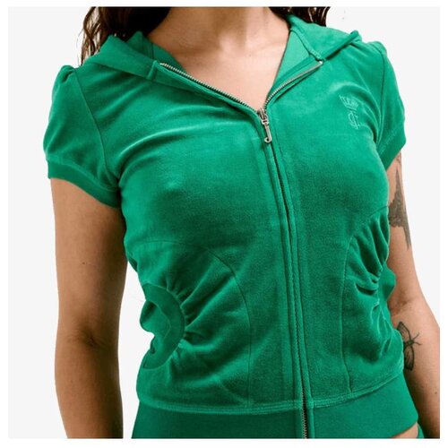 Juicy Couture Heritage capped sleeve hoodie Cene