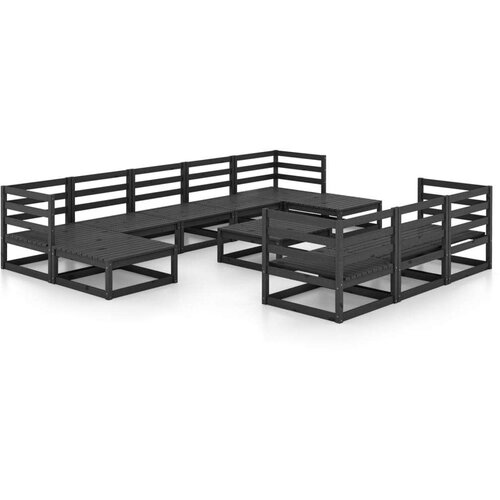  11-dijelna vrtna garnitura od masivne borovine Cijene