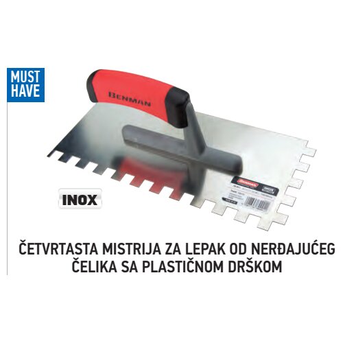Benman Gleterica nazubljena inox 130X280 Cene