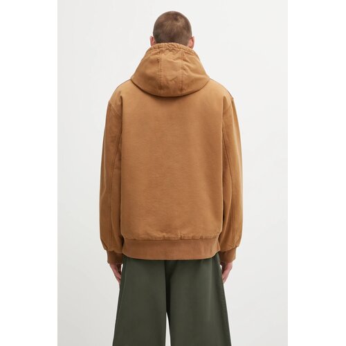 Carhartt WIP Pamučna jakna OG Active Jacket boja: smeđa, za prijelazno razdoblje, I035891.HZ4O Slike
