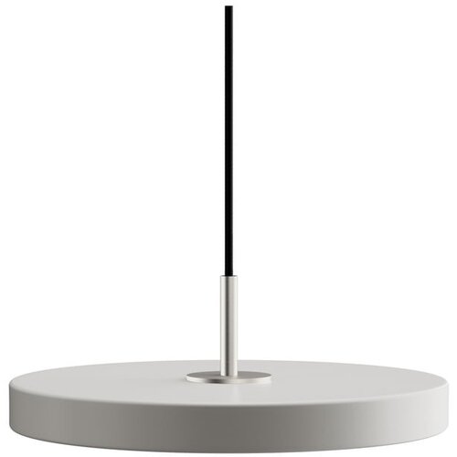 UMAGE Svetlo siva LED viseča svetilka s kovinskim senčnikom ø 31 cm Asteria Mini – Cene