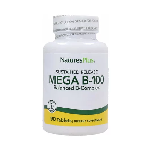 Nature's Plus Mega B-100 mg S/R - 90 tabl.