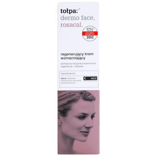 Tołpa Dermo Face Rosacal nočna regeneracijska krema za občutljivo kožo, nagnjeno k rdečici 40 ml Slike