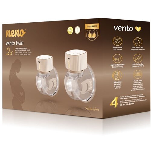 Neno VENTO TWIN Three-Phase, Cordless Electronic Breast Pump Cijene