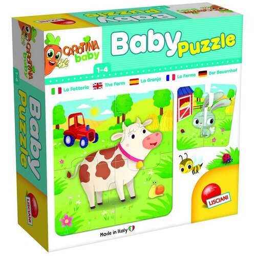 Lisciani Carotina baby puzle farma, Zelena Slike