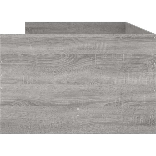 vidaXL Posteljni okvir s predali siva sonoma 90x200 cm Cene