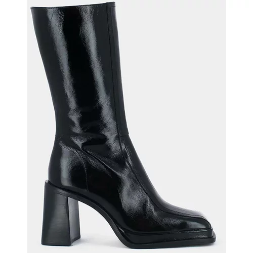 Jonak Kožne gležnjače BAGNA CUIR BRILLANT za žene, boja: crna, s debelom potpeticom, 3100161