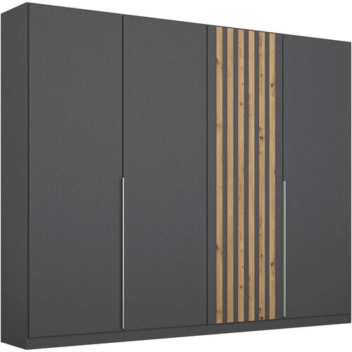 Modern Living Omara S Klasičnimi Vrati Lamella, Siva, Barva Hrasta Cene