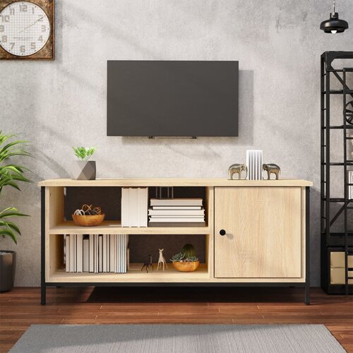 vidaXL TV ormarić boja hrasta 100x40x45 cm od konstruiranog drva Cijene