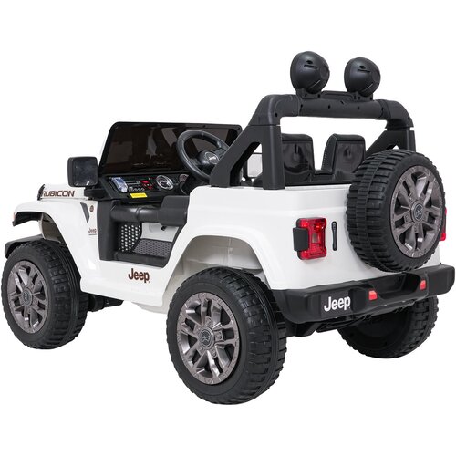  Licencirani auto na akumulator Jeep Wrangler Rubicon LIFT - bijeli Slike