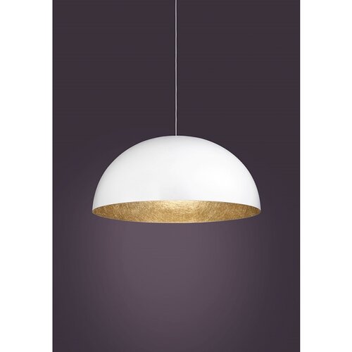  Visilica na sajli SFERA 1xE27/60W/230V &amp;Oslash; 35 cm bela/zlatna Slike