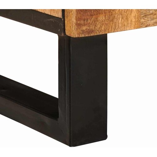  ormar s ladicama Smeđa 100 x 33 x 46 cm Čvrsto drvo manga Slike