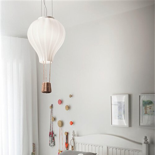 Lesnina XXXL Ideal Lux - Luster na sajli DREAM BIG 1xE27/42W/230V prečnik 30 cm Slike