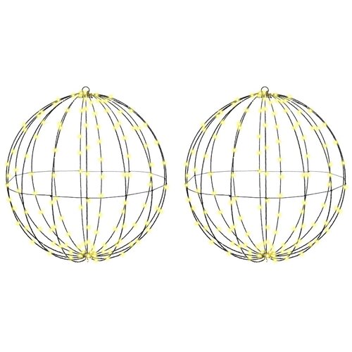  2 pcs Topla bijela 59,5 x 59,5 x 63 cm Metal Slike