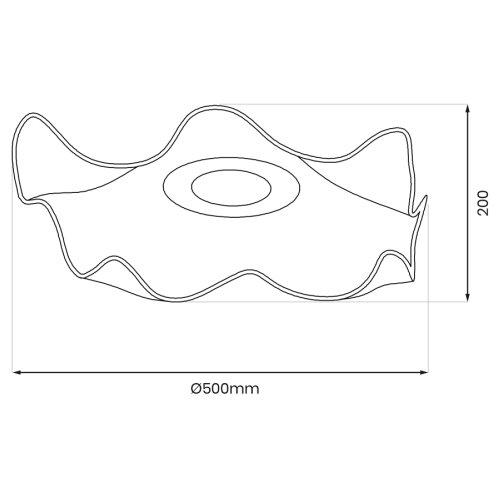 LED stropna svetiljka LARGO LED/16W/230V zlatna Slike