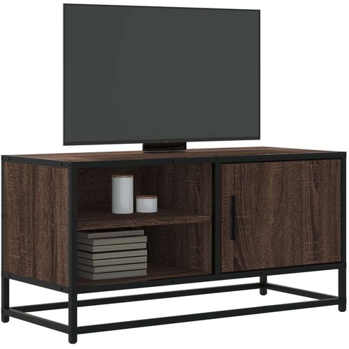 vidaXL TV omarica rjavi hrast 80x34,5x40 cm inženirski les Cene