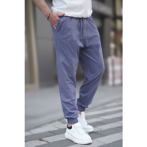 Madmext Smoked Relaxed Jogger Trousers 6853 Slike