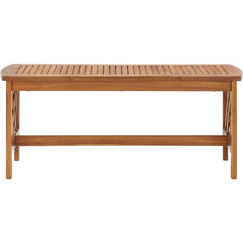 Maison Chic Klubska mizica - kavna mizica - Nizka mizica 102x50x43 cm trden akacijev les, (21754939) Cene