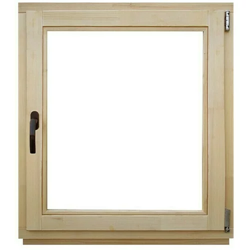 Drveni prozor bez kvake (Š x V: 80 x 90 cm, DIN desno, Natur)