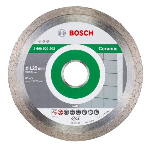 Bosch dijamantna rezna ploča za keramiku 125 x 22,3 mm - 2608602202 Cijene