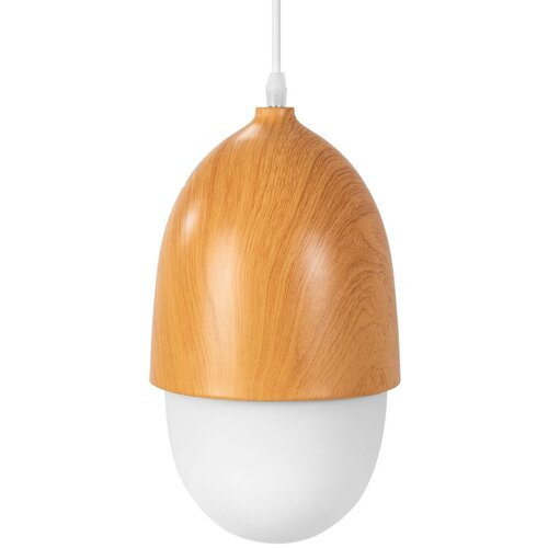 Toolight Viseća stropna svjetiljka Orzeszek Metal Wood APP952-1CP Slike