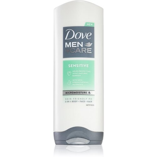 Dove Men Gel za tuširanje Sensitive 3u1 250 ml Slike