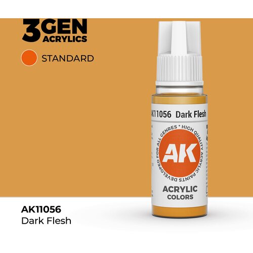 AK Interactive Dark Flesh 17ml - 3rd Gen Akrilna Boja AK11056 Slike