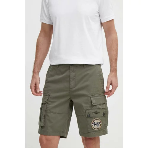 Aeronautica Militare Kratke hlače za muškarce, boja: zelena, BE202CT3254