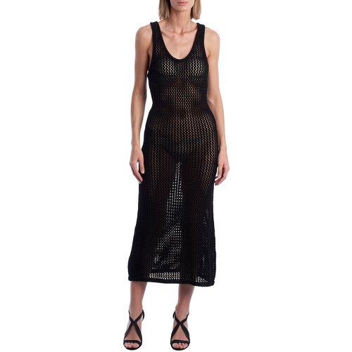 Zadig&voltaire Dolge obleke KWDR00165-NOIR Črna Cene