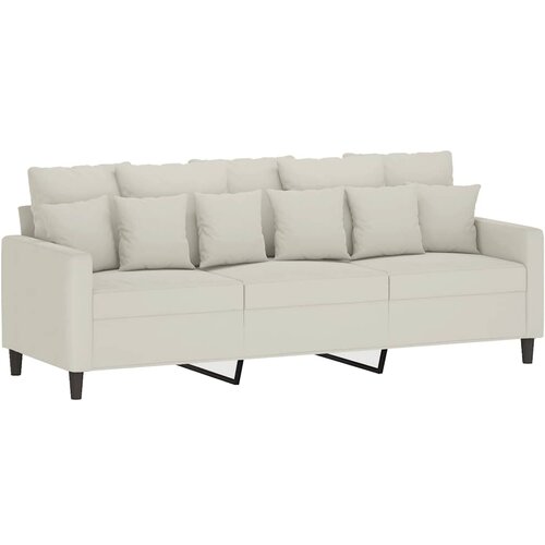  Trosjed s tabureom krem 180 cm bar&amp;scaron;unasti Slike
