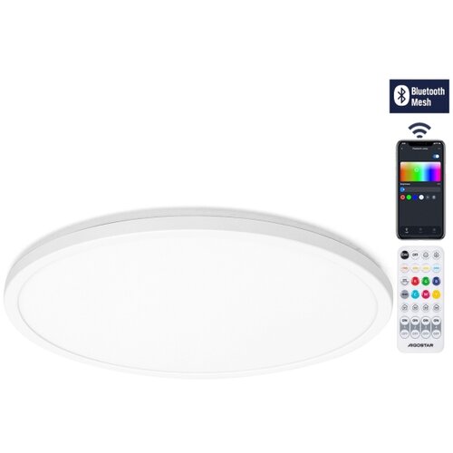 Aigostar LED RGBW prigu&amp;scaron;iva stropna svetiljka LED/36W/230V 3000-6500K bela + daljinski upravljač Slike