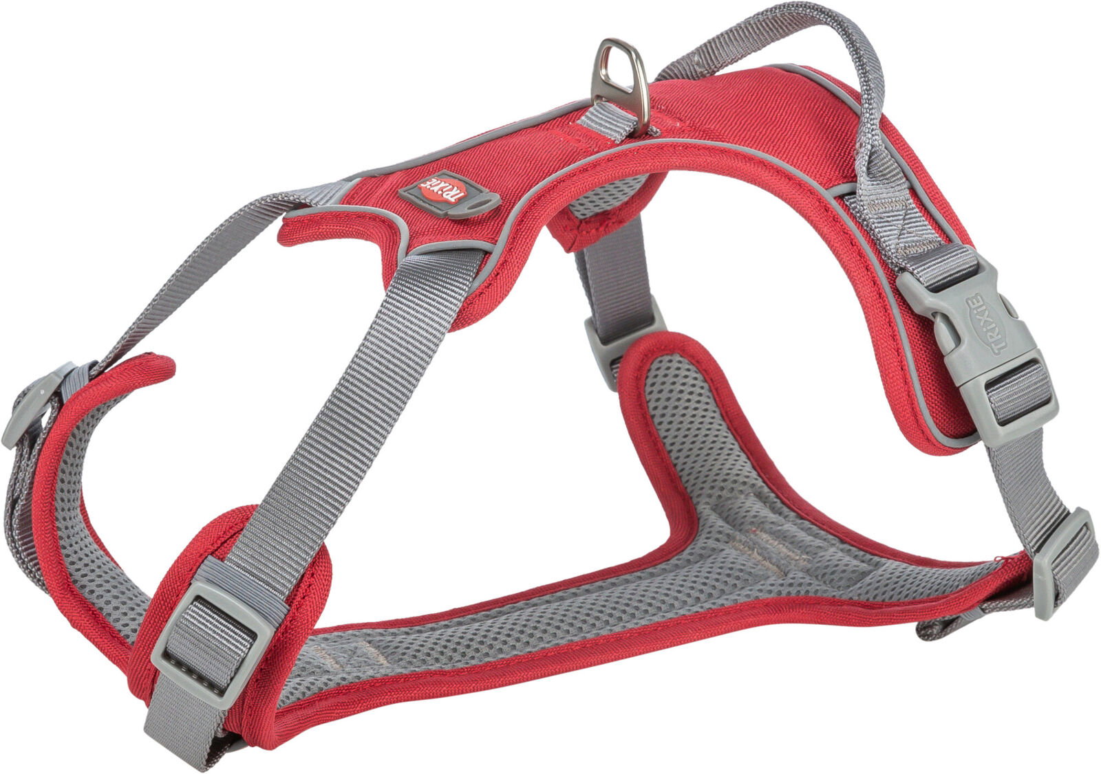 Trixie oprsnica za pse premium active m 49-69 cm/20 mm crvena Slike