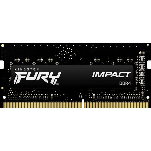 Kingston DDR4 16GB so-dimm 2666MHz [fury impact], non-ecc unbufferd, CL15 1.2V, 260-pin 1Rx8 Slike
