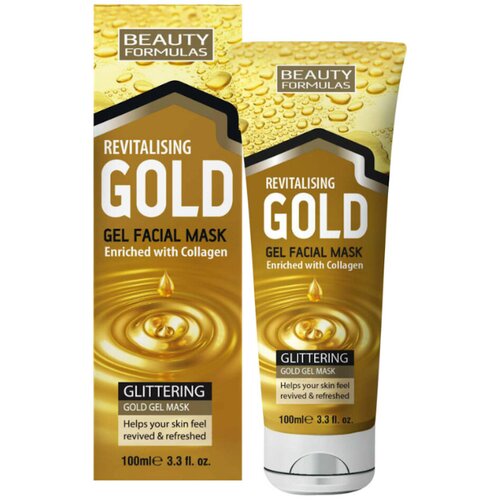 Beauty Formulas GOLD REVITALIZING GEL Maska za lice 100ml Cene