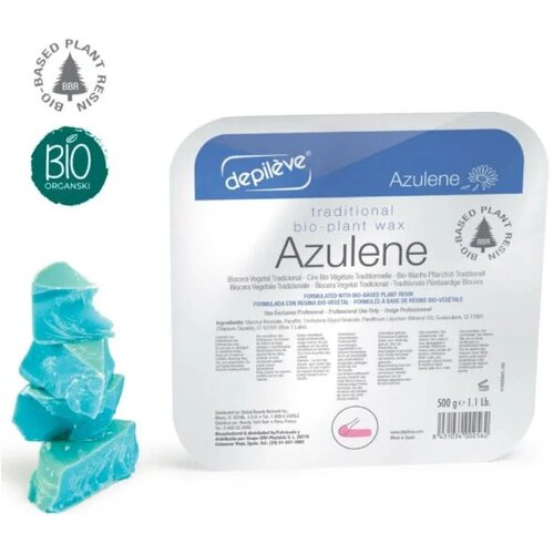 Depilève azulen topli vosak za depilaciju - 500 g (4 x 125 g) &ndash; bio Cene