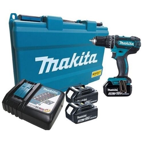Makita akumulatorski vibracijski vrtalnik vijačnik DHP482RFE3 Slike