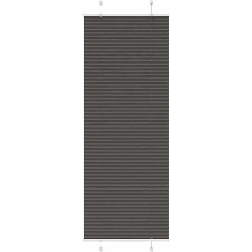  Plisirana zavjesa Crna 75x200 cm &amp;Scaron;irina tkanine 74,4 cm Poliester Slike