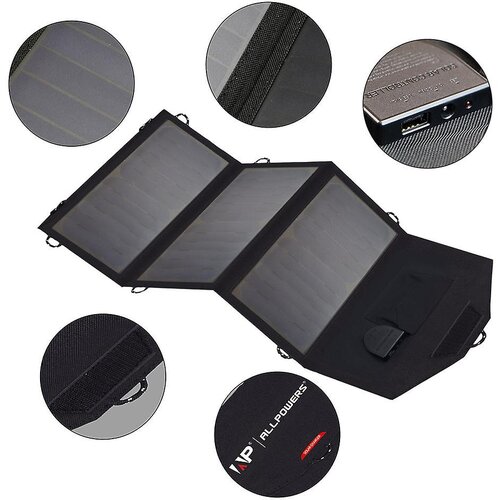 Dardanar Solarna baterija Fleksibilna zložljiva sončna plo&scaron;ča 5v 21w solarni polnilec za telefone za potovanja Iphone, (21198831) Cene