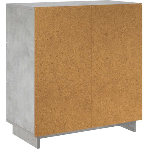  Komoda Betonska siva 70 x 38 x 75 cm Konstruirano drvo Slike