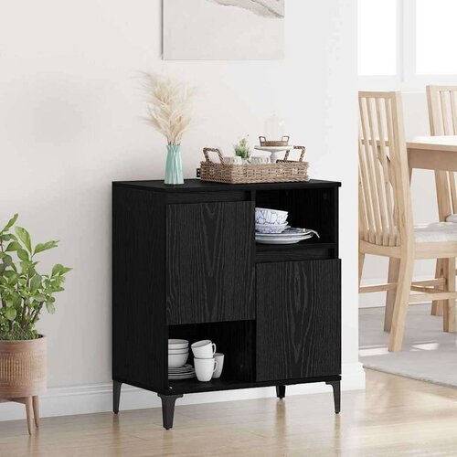 vidaXL Kreveta Crni hrast 60 x 35 x 70 cm Konstruirano drvo Cijene