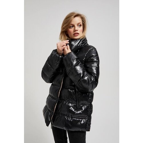 Moodo Short quilted jacket with hood Slike